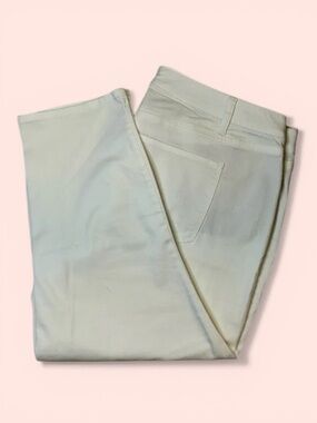 Talbots Women’s 16WP *New With Tags* White Straight Leg High Rise Crop Jeans